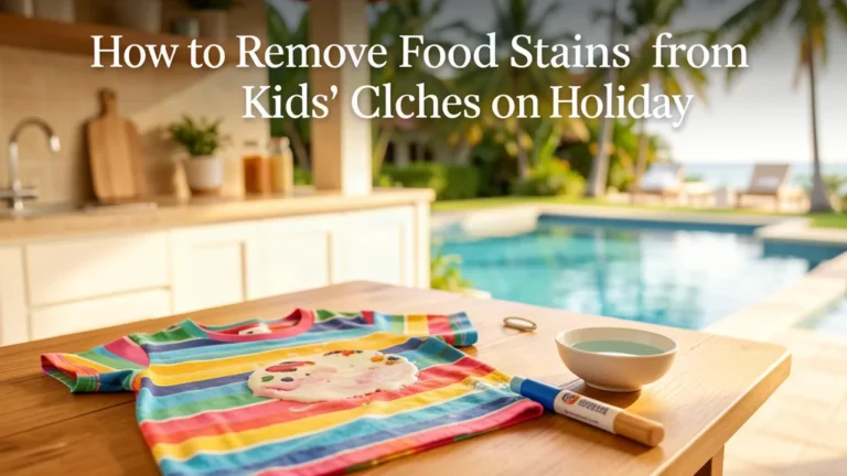 How to Remove Food Stains from Kids’ Clothes on Holiday — Laundry Karon blog